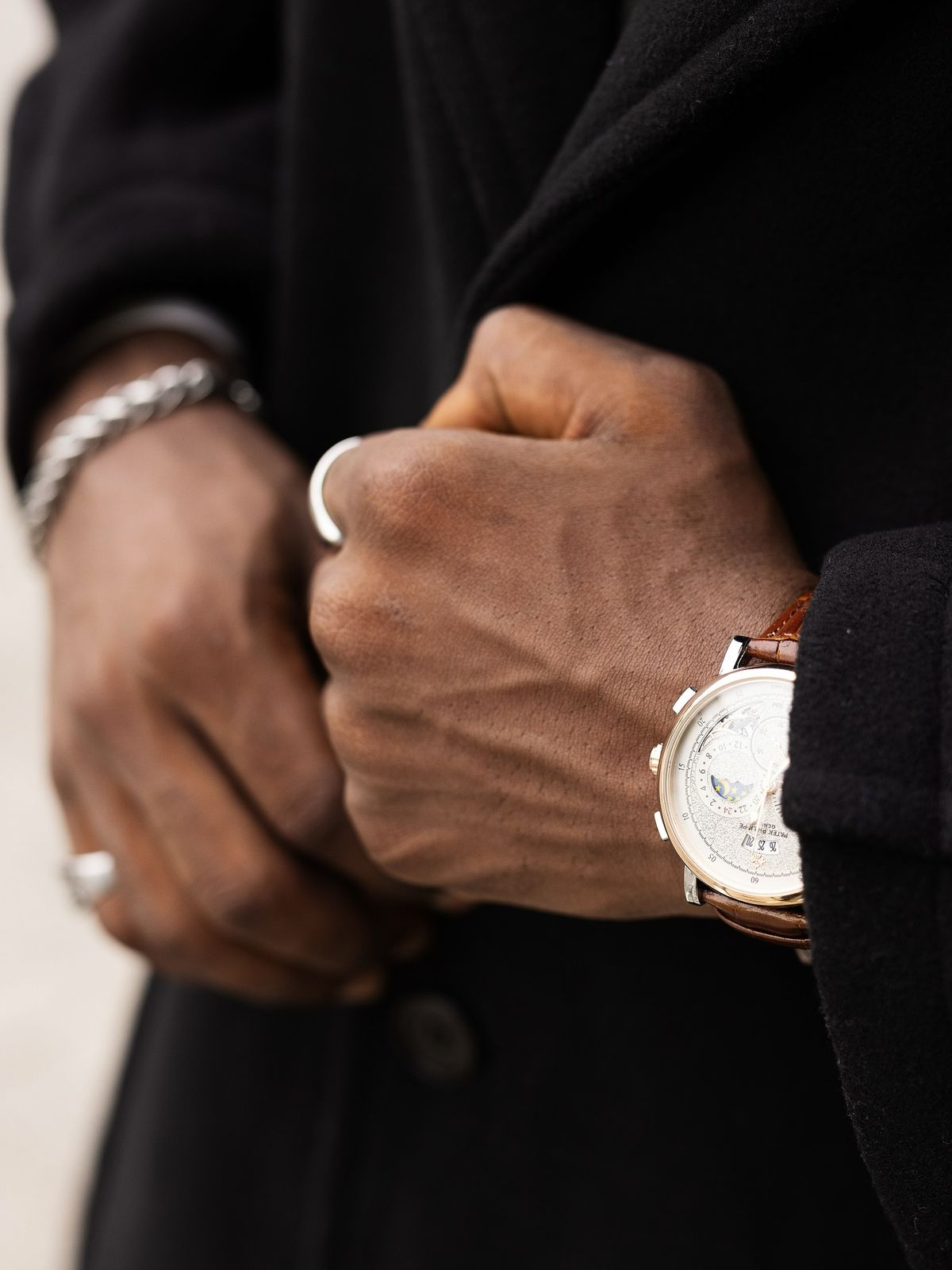 man and watch